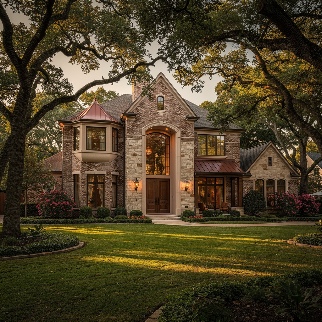 A Studio McGee-style luxury home exterior in Colleyville, TX — Salt and Slate Cleaning Company