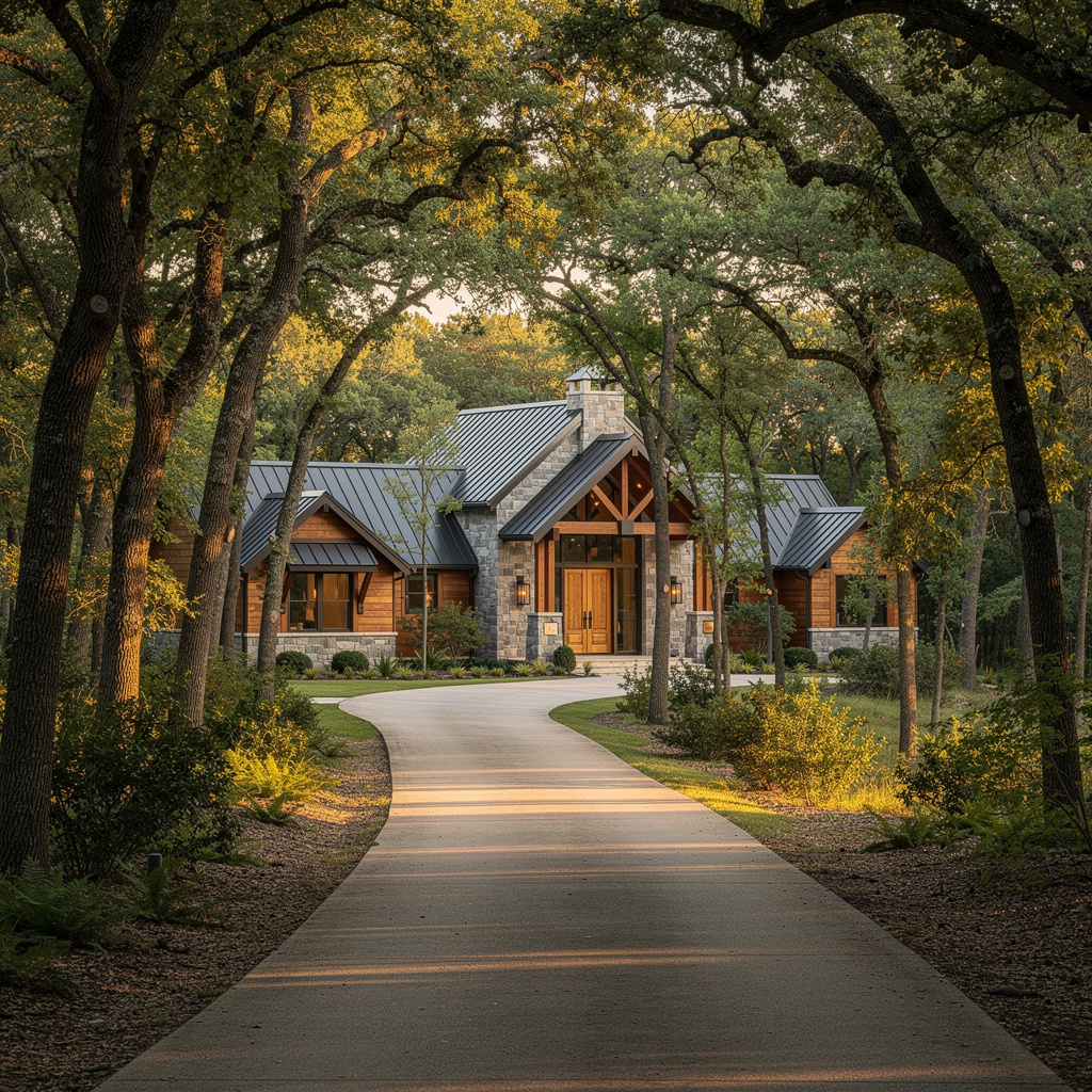 A Studio McGee-style luxury home exterior in Copper Canyon, TX — Salt and Slate Cleaning Company