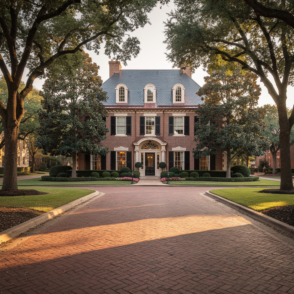 A Studio McGee-style luxury home exterior in Fort Worth, TX — Salt and Slate Cleaning Company