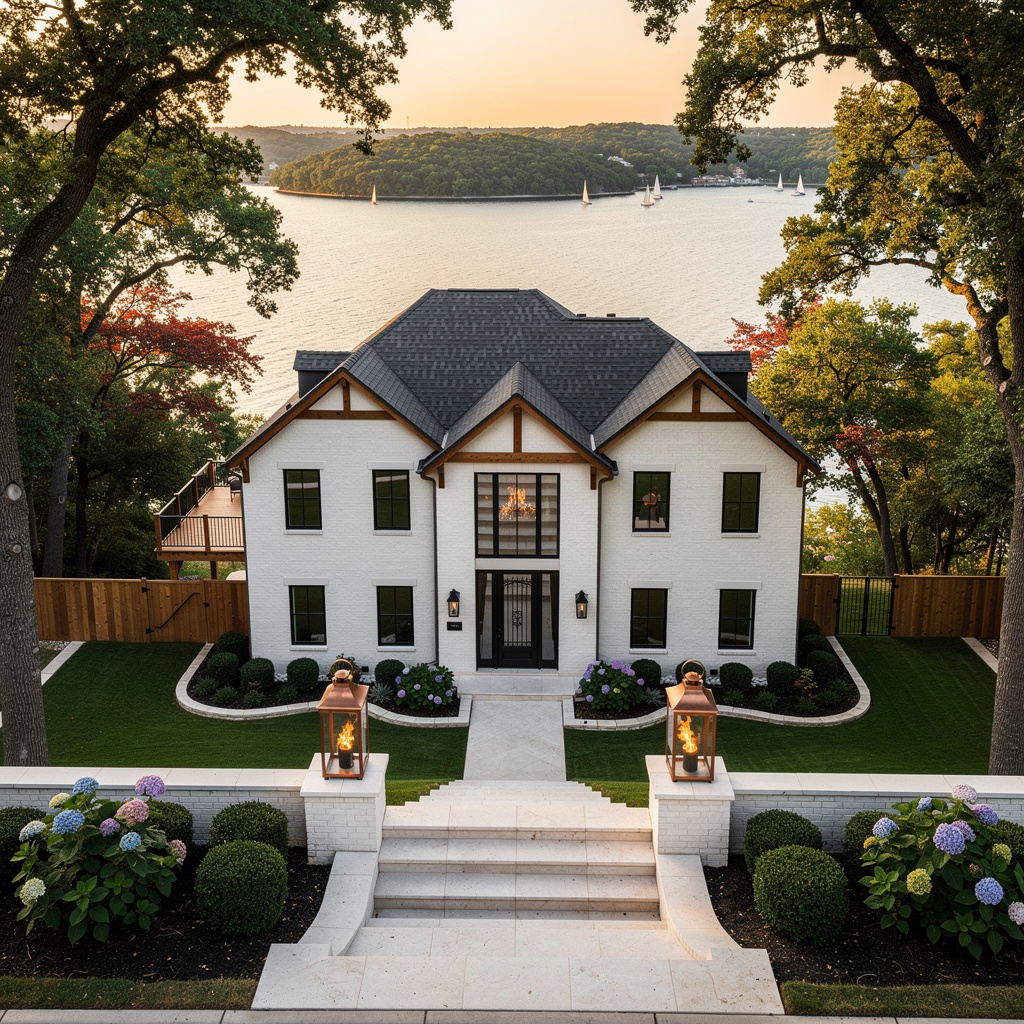 A Studio McGee-style luxury home exterior in Grapevine, TX — Salt and Slate Cleaning Company