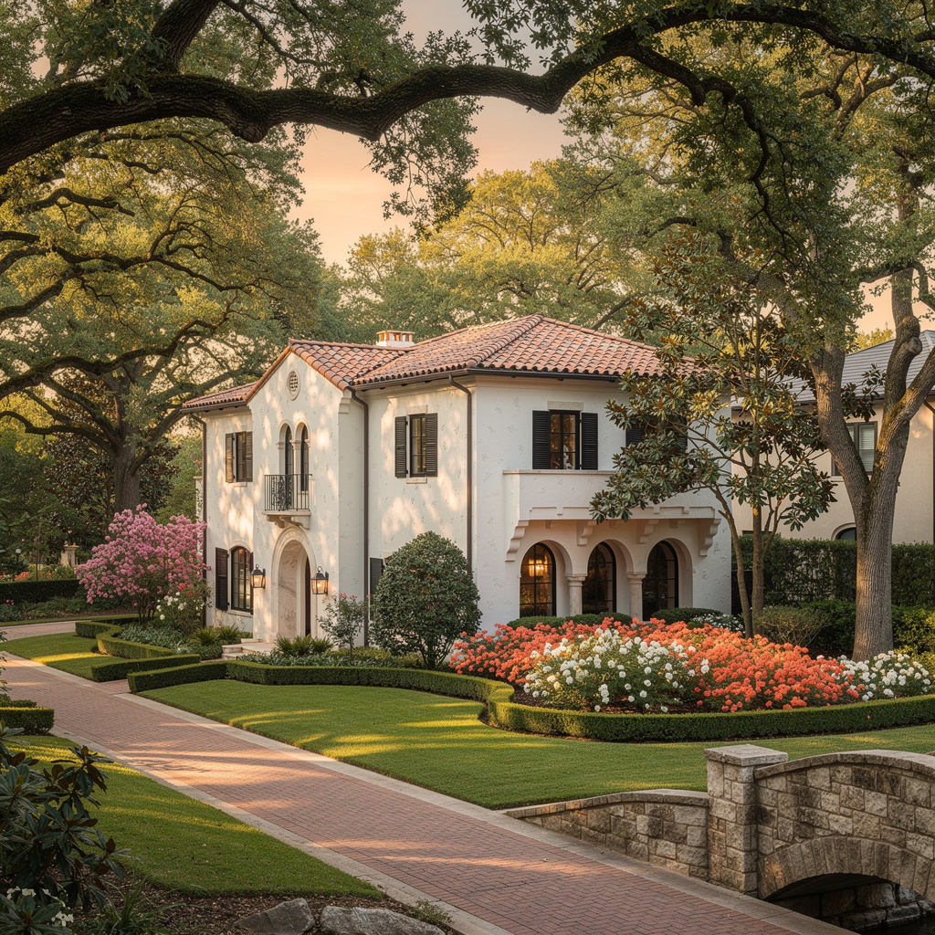 A Studio McGee-style luxury home exterior in Highland Park, TX — Salt and Slate Cleaning Company