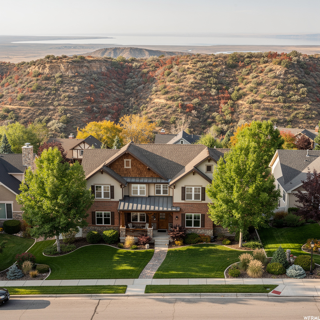 A Studio McGee-style luxury home exterior in Centerville, UT — Salt and Slate Cleaning Company