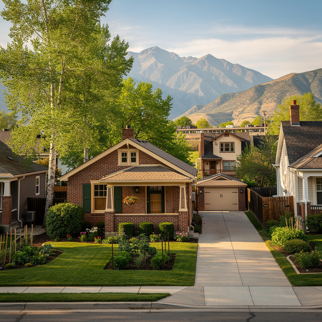 A Studio McGee-style luxury home exterior in Midvale, UT — Salt and Slate Cleaning Company