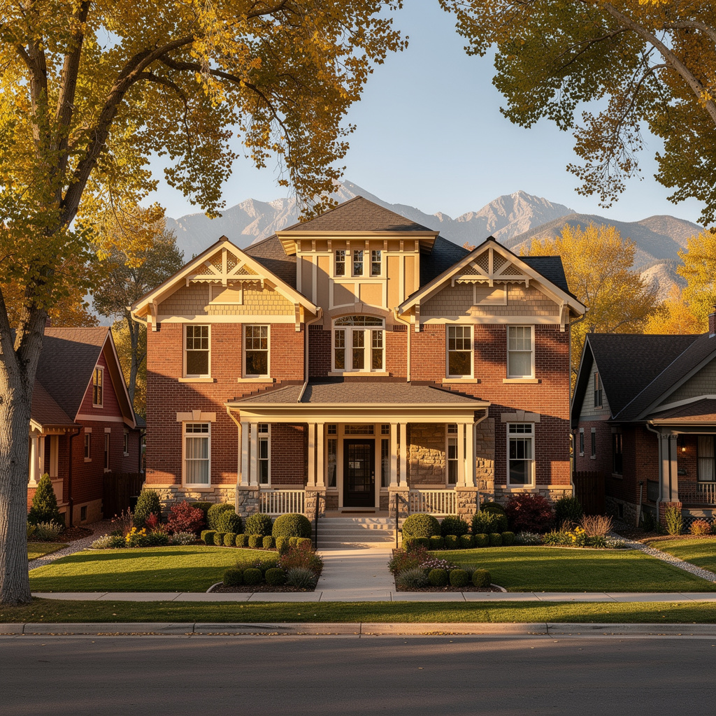 A Studio McGee-style luxury home exterior in Provo, UT — Salt and Slate Cleaning Company