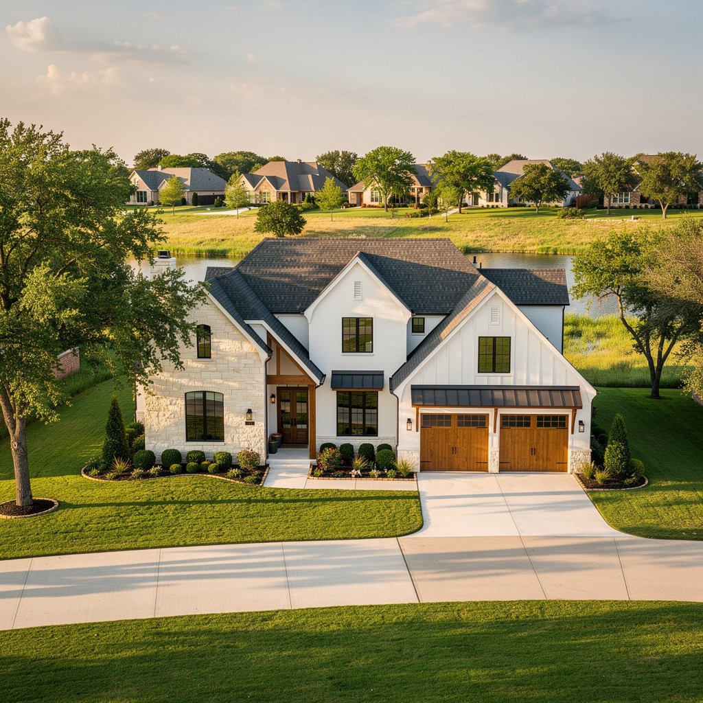 A representative aspirational luxury home in Collin County — Salt and Slate Cleaning Company