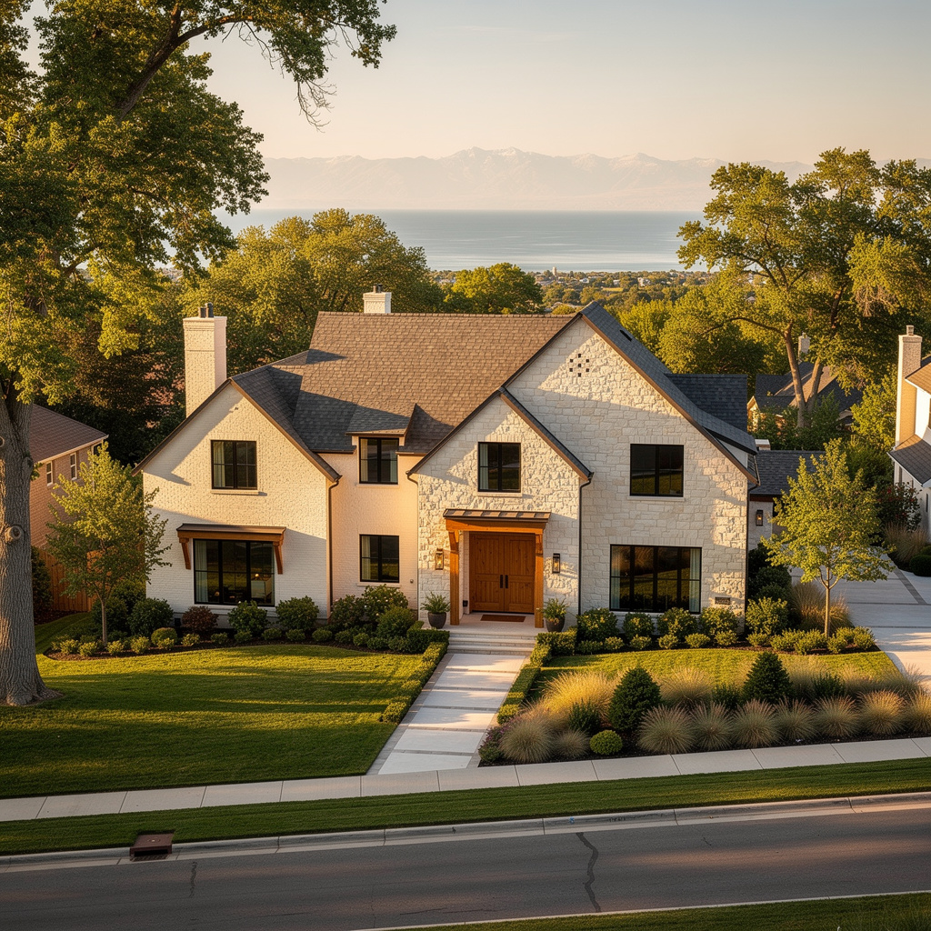 A representative aspirational luxury home in Davis County — Salt and Slate Cleaning Company
