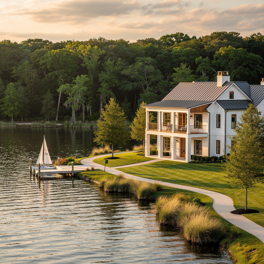 A Studio McGee-style luxury home exterior in the Viridian neighborhood of Arlington, TX — premium home cleaning by Salt and Slate