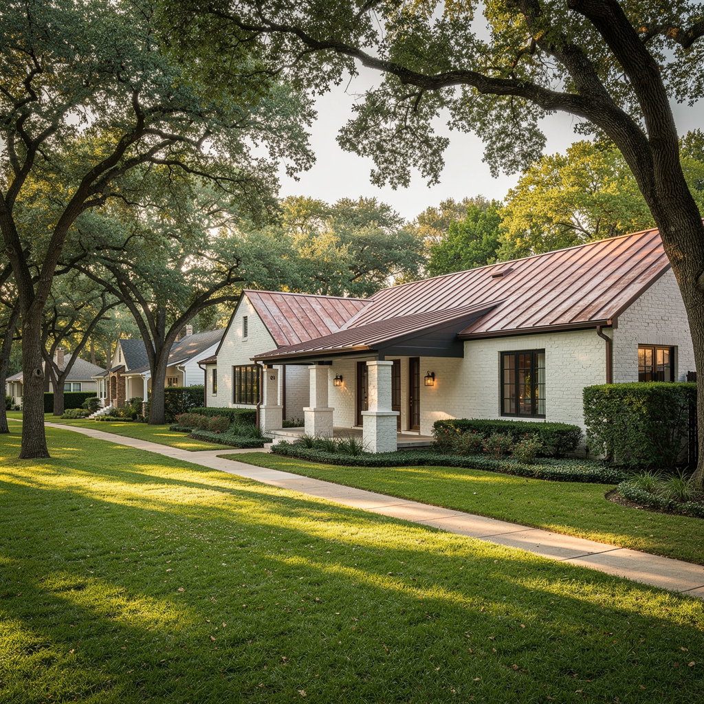 A Studio McGee-style luxury home exterior in the Greenway Parks neighborhood of Dallas, TX — premium home cleaning by Salt and Slate