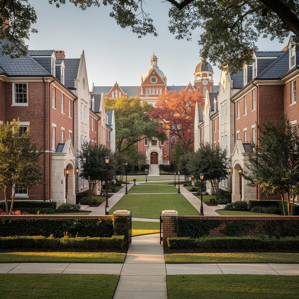 A Studio McGee-style luxury home exterior in the Southern Methodist University neighborhood of Dallas, TX — premium home cleaning by Salt and Slate