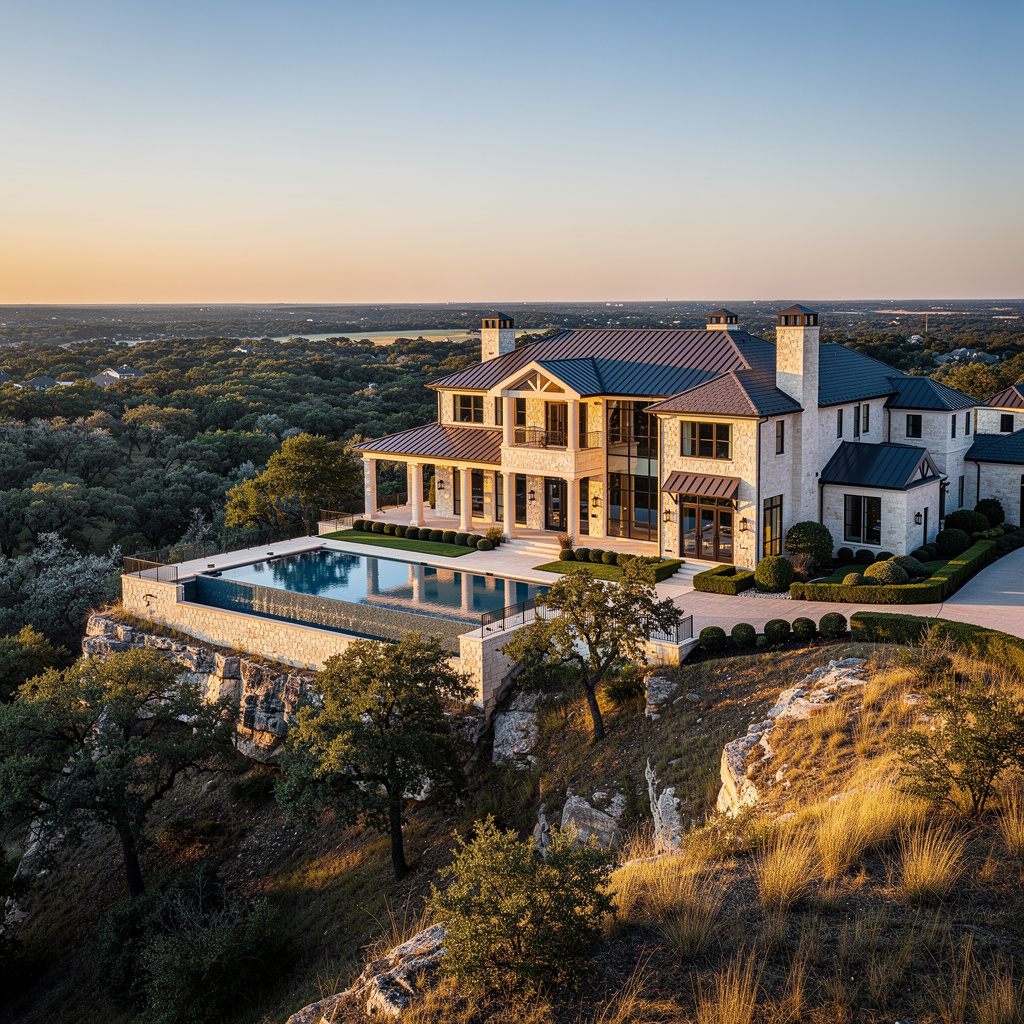 A Studio McGee-style luxury home exterior in the Montserrat neighborhood of Fort Worth, TX — premium home cleaning by Salt and Slate