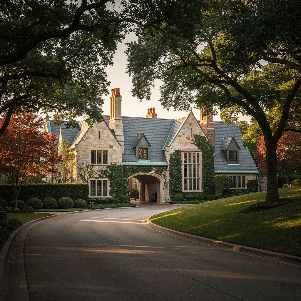 A Studio McGee-style luxury home exterior in the Westover Hills neighborhood of Fort Worth, TX — premium home cleaning by Salt and Slate