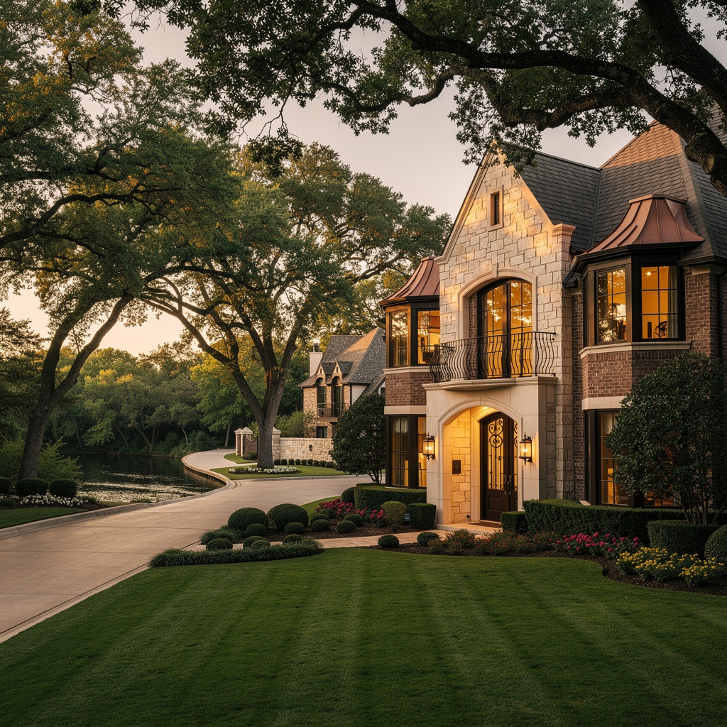 A Studio McGee-style luxury home exterior in the Starwood neighborhood of Frisco, TX — premium home cleaning by Salt and Slate