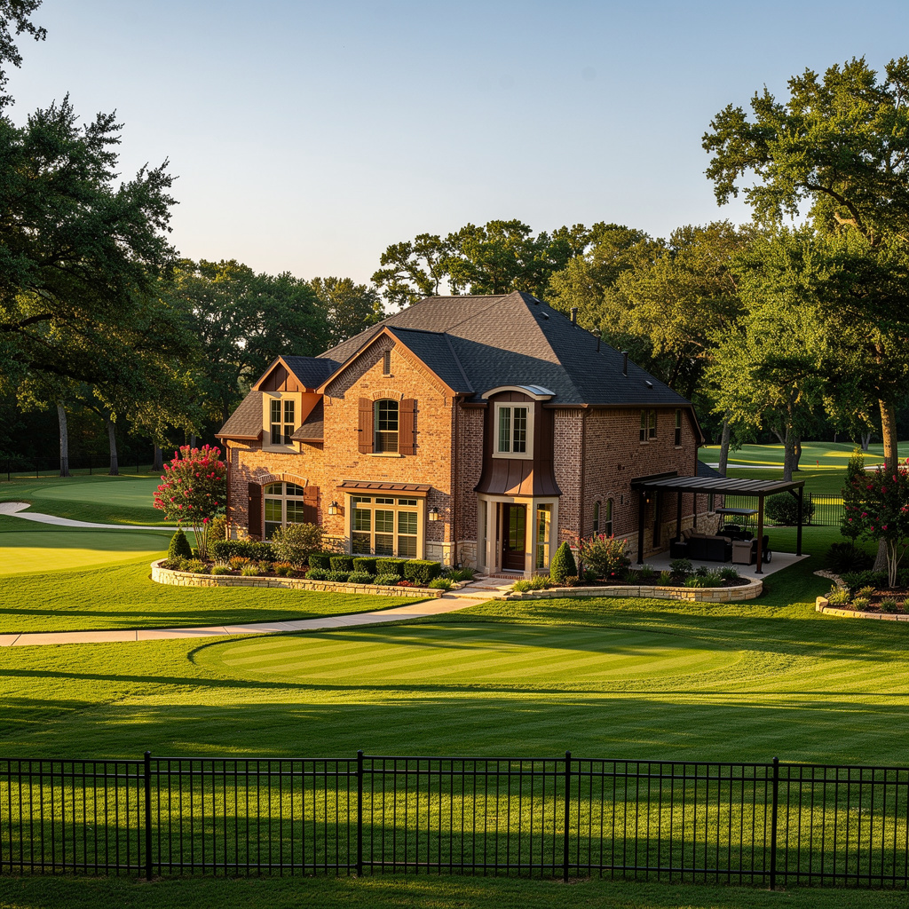 A Studio McGee-style luxury home exterior in the The Trails neighborhood of Frisco, TX — premium home cleaning by Salt and Slate