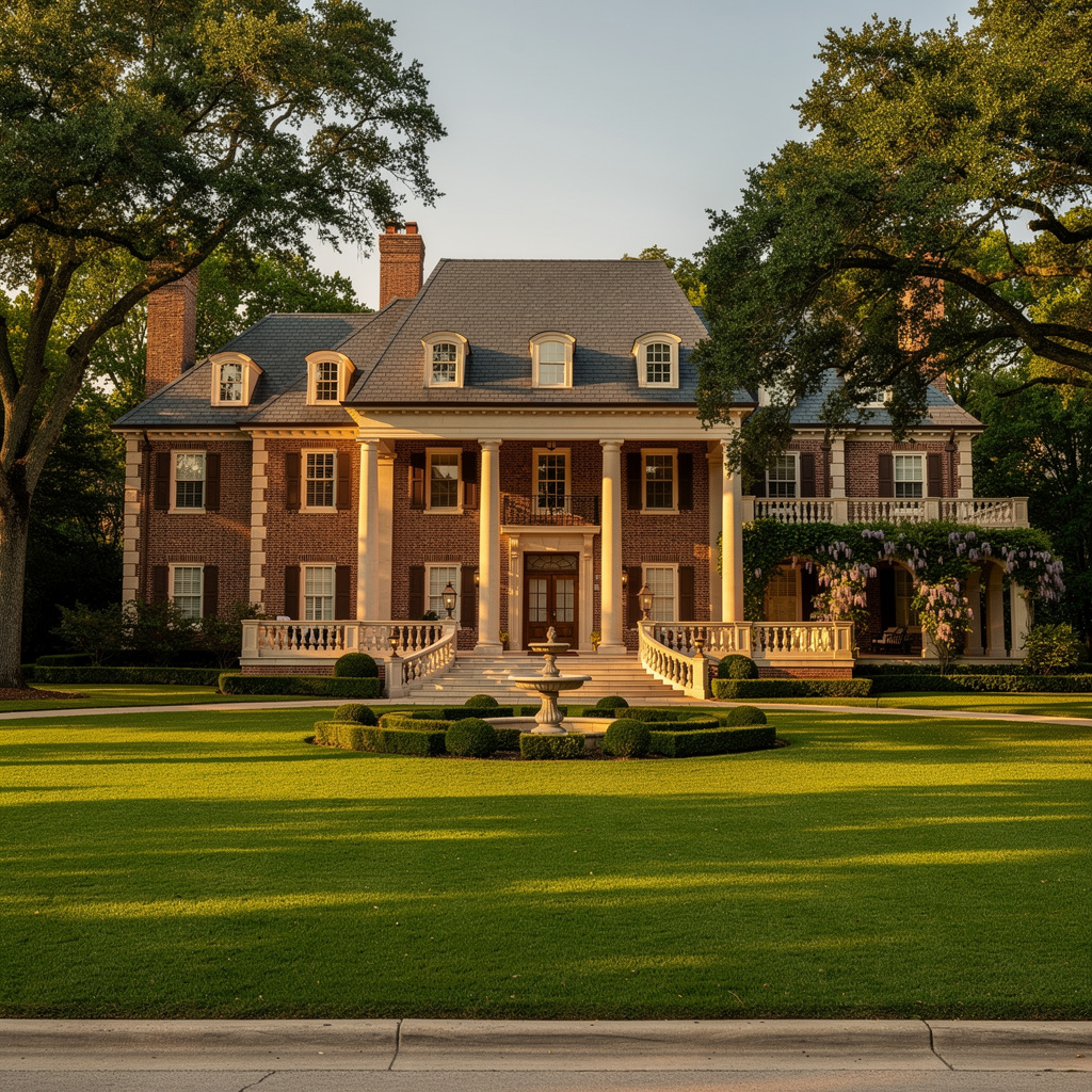 A Studio McGee-style luxury home exterior in the Volk Estates neighborhood of University Park, TX — premium home cleaning by Salt and Slate