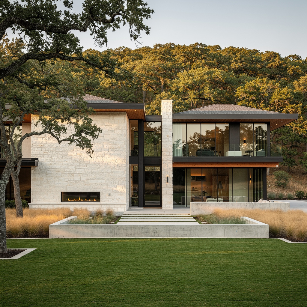 A Studio McGee-style luxury home exterior in the Terra Bella neighborhood of Westlake, TX — premium home cleaning by Salt and Slate