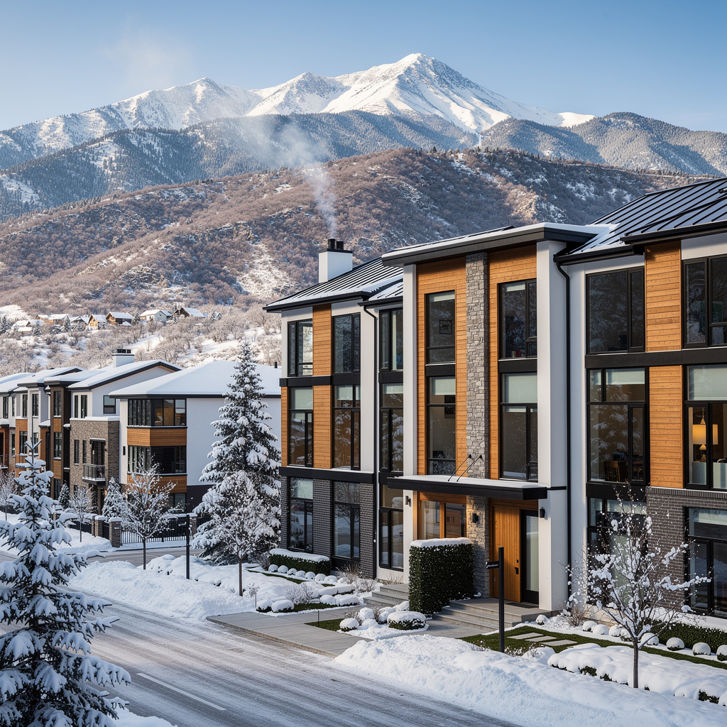 A Studio McGee-style luxury home exterior in the Holladay Hills neighborhood of Holladay, UT — premium home cleaning by Salt and Slate