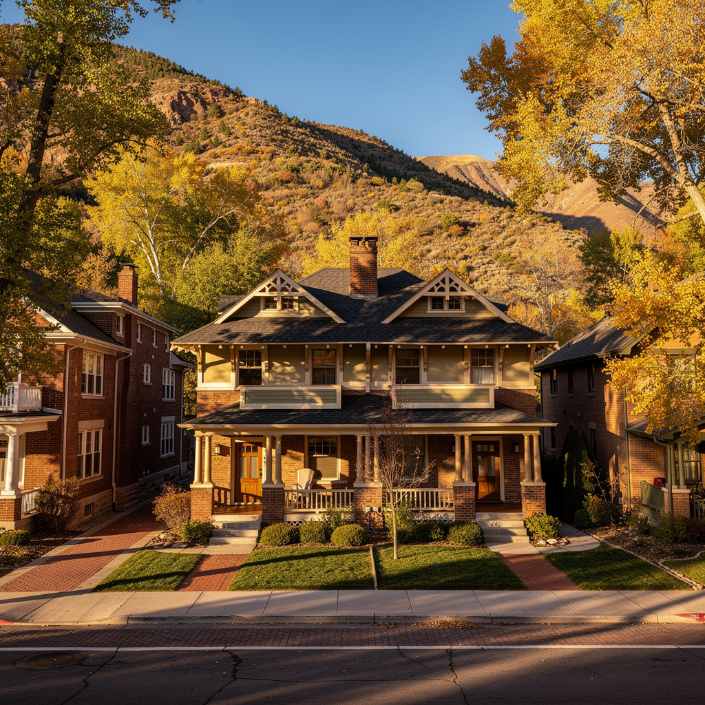 A Studio McGee-style luxury home exterior in the University of Utah neighborhood of Salt Lake City, UT — premium home cleaning by Salt and Slate